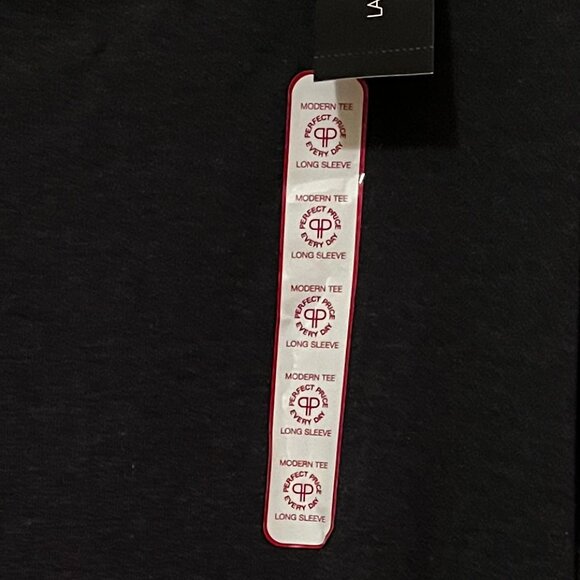 NEW} Venezia Long Sleeve Women's Modern Tee, Black/Size 18-20 - Picture 6 of 11